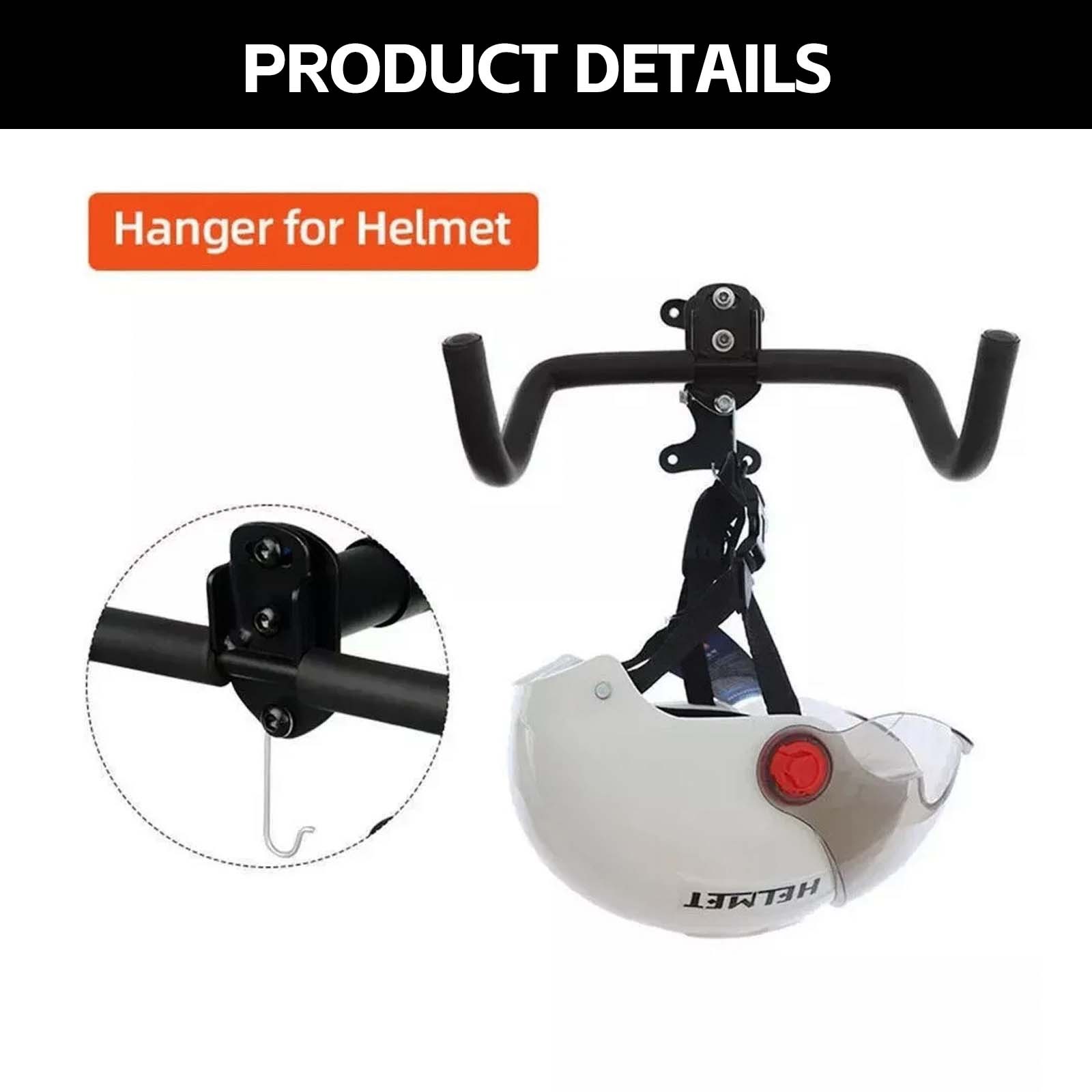 2pcs Bike Storage Hanger Wall Mounted Bicycle Hook Rack Garage Stand Tool