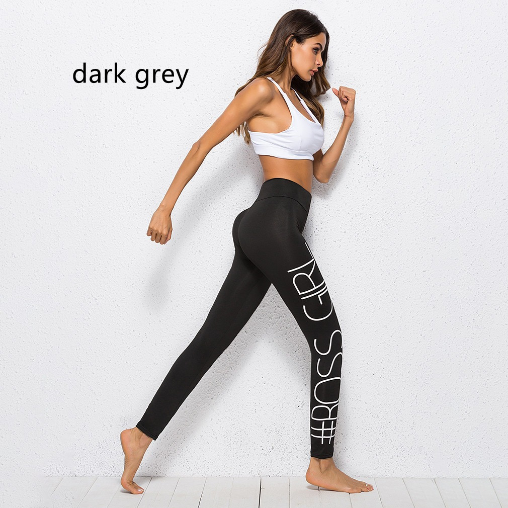 Trendy Bottoming Slim-fit Pants Printed Sports Pants