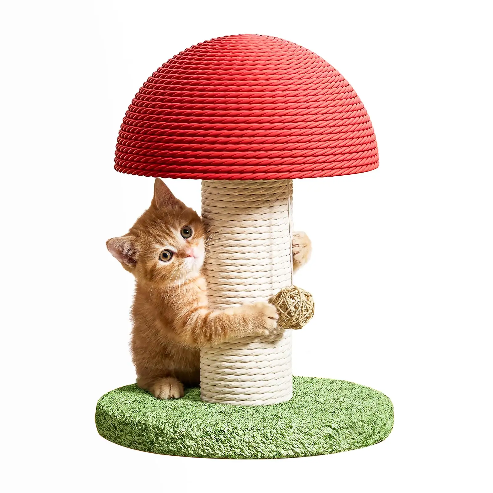Mushroom Cat Scratching Post 11inch