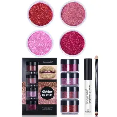 Glitter Lip Gloss Lipstick Shiny DIY Lip Gloss Diamond Waterproof Long Lasting Lipgloss Kit With Lip Primer Lip Tint Lips Makeup - View 1