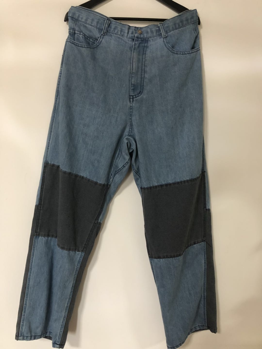 Title 5, Twill denim jeans met dubbele stiksels voor max...