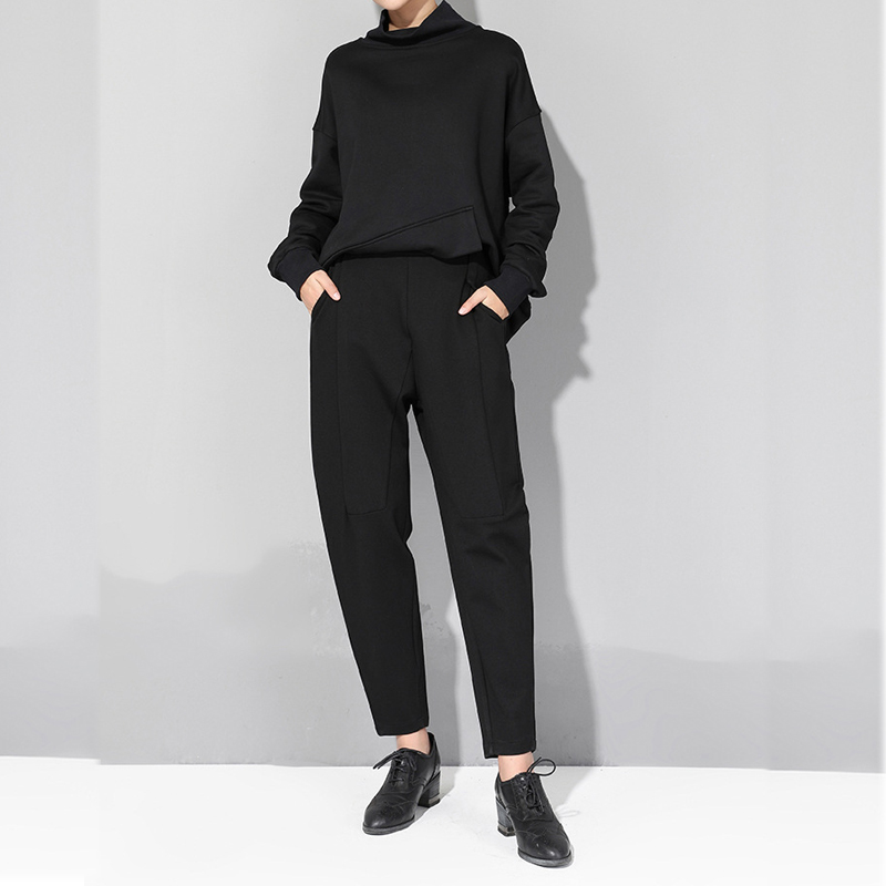 European And American Large Size Loose Harem Pants Women's Ankle-length Pants Baggy Pants