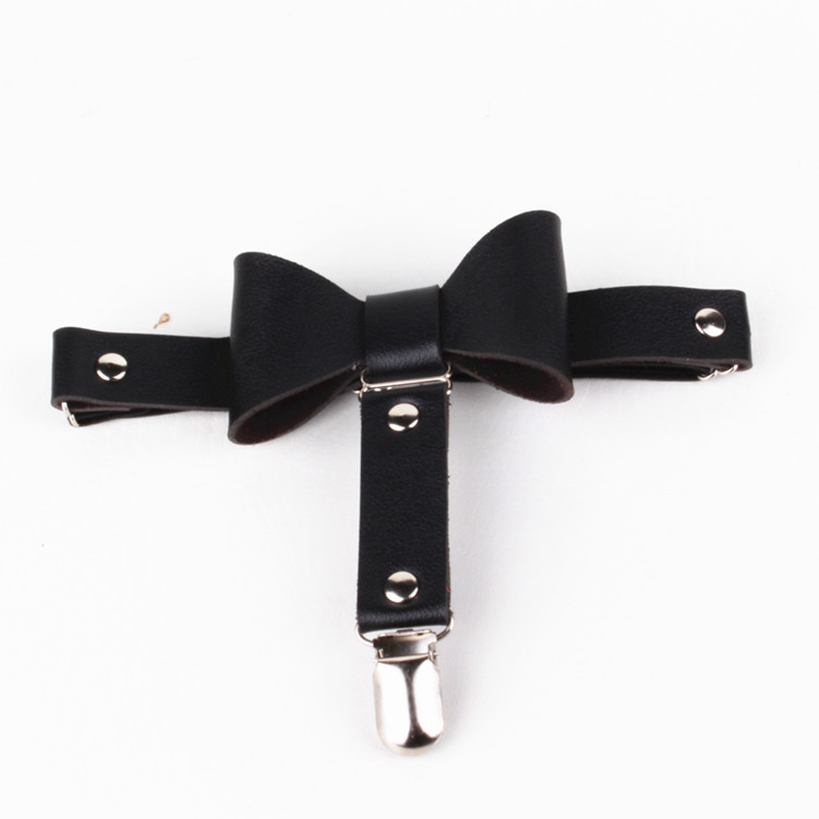 Title 1, Harajuku Punk Pu Leder Single Bow Bein Kette Sc...