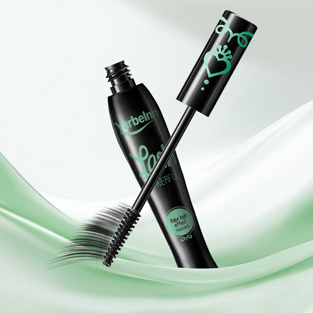 Charming Mascara, Lengthening Thick Curling Eyelash Makeup, Long Lasting Waterproof Smudge-proof Mascara, 10ml 10