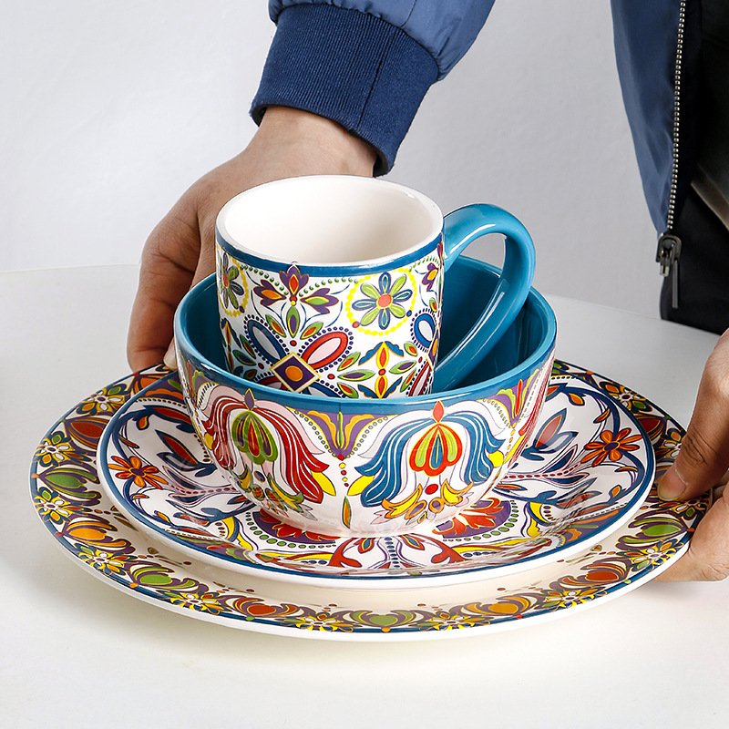 Style Western Food Large Steak Plate