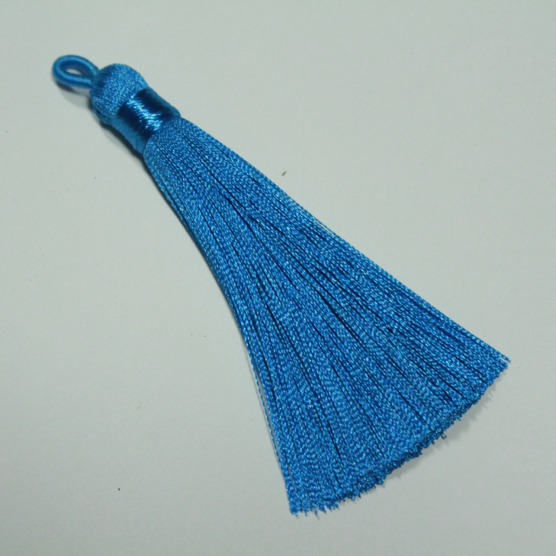 Bookmark Polyester Faux Ice Silk Coil Tassel Tassels Sky Blue - Shop at LoveMi