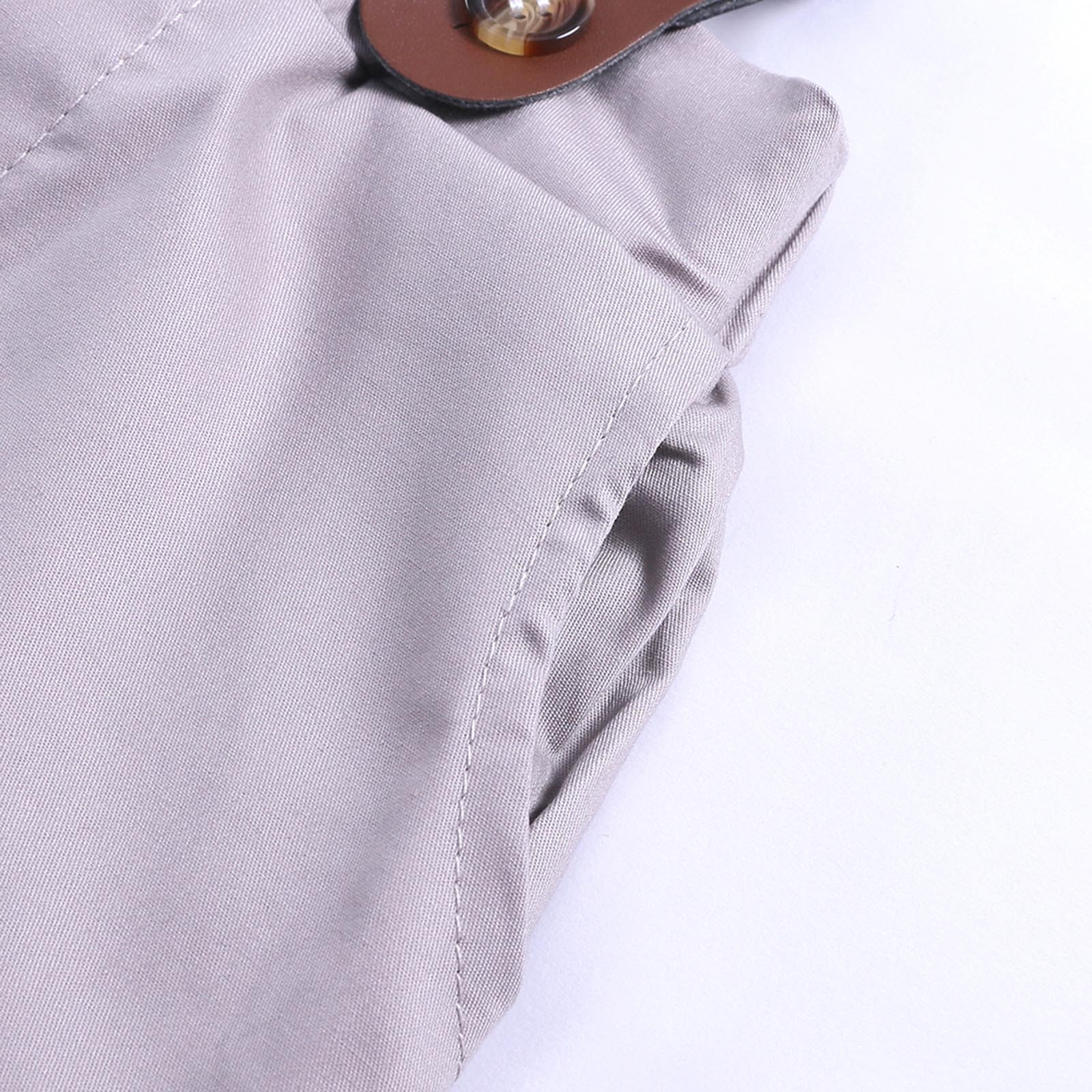 Boys Striped Romper Overalls Three Piece Set