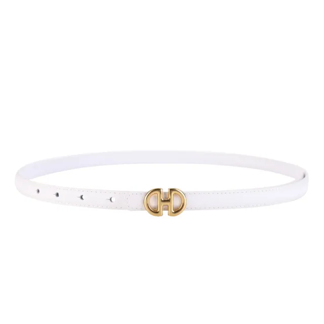 Women's Fashion Simple Decorative Casual Belt White - Shop at LoveMi