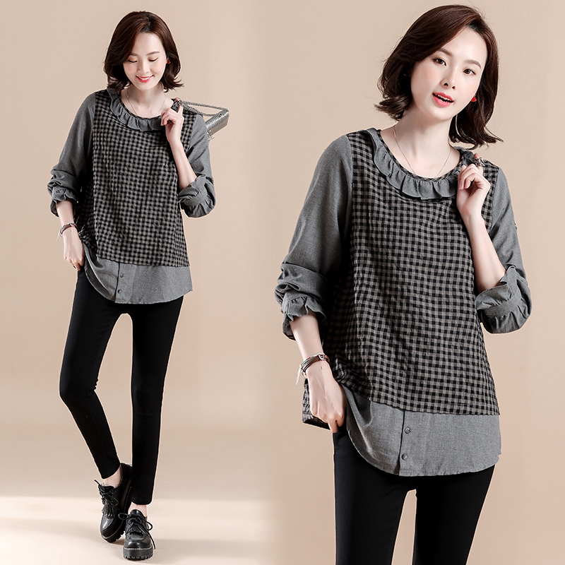 Artistic Plus Size Women's Cotton And Linen Slimming