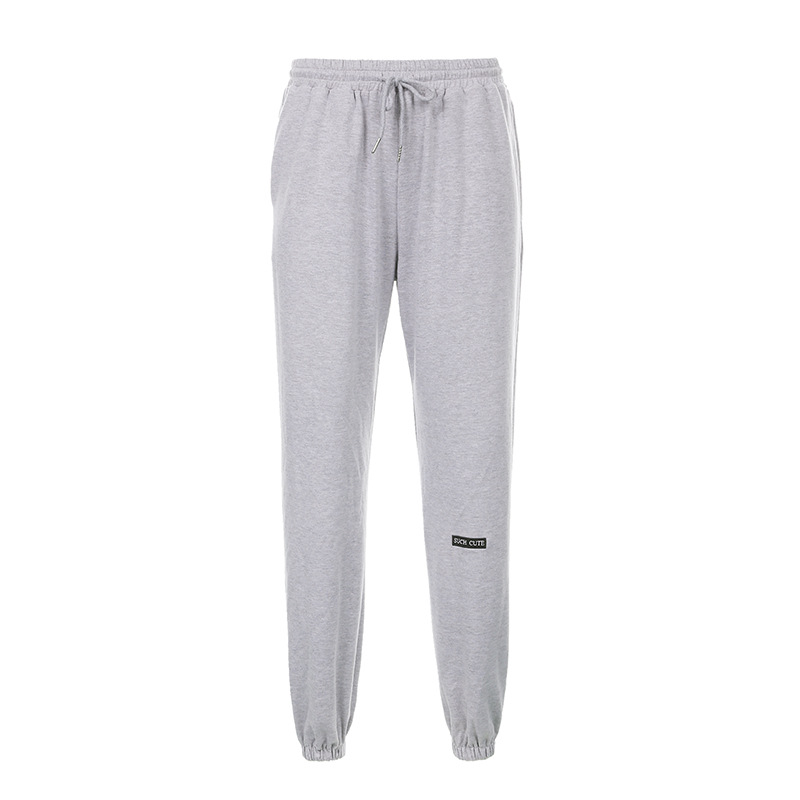 Title 2, Sports sweatpants with small embroidered feet