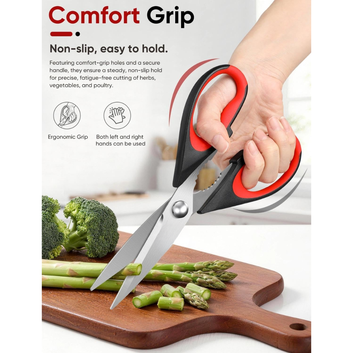 Kitchen Scissors Shears All Purpose Heavy Duty Protective Sheath