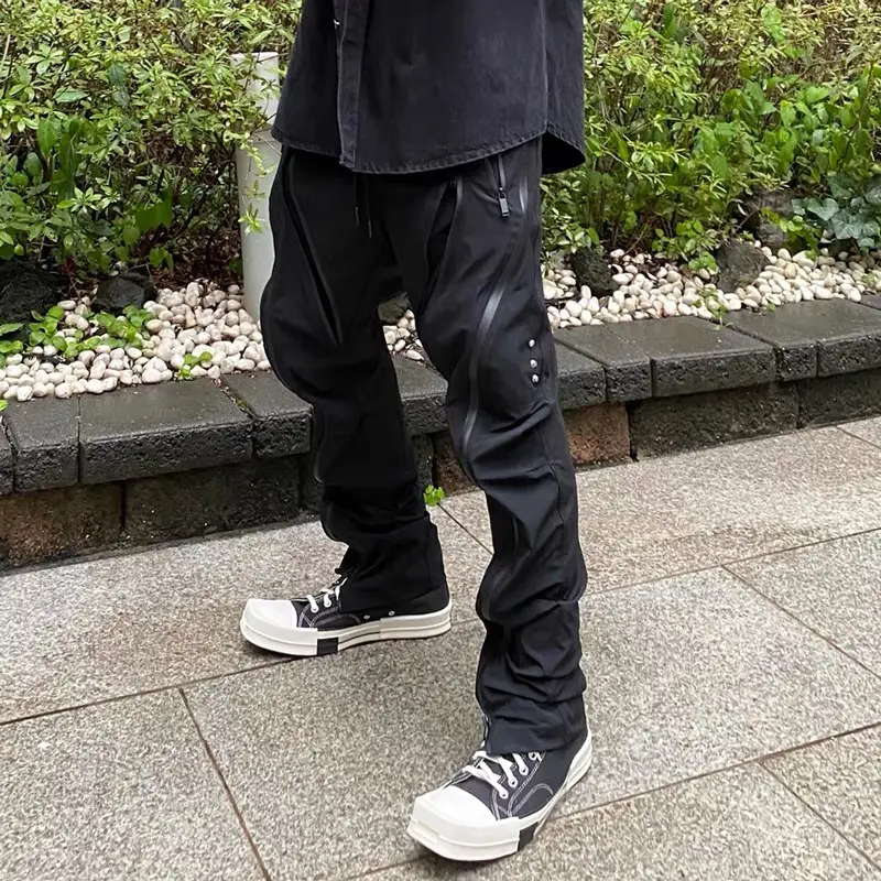 Functional Geometric Trendy Brand Women And Men Autumn Casual Trousers