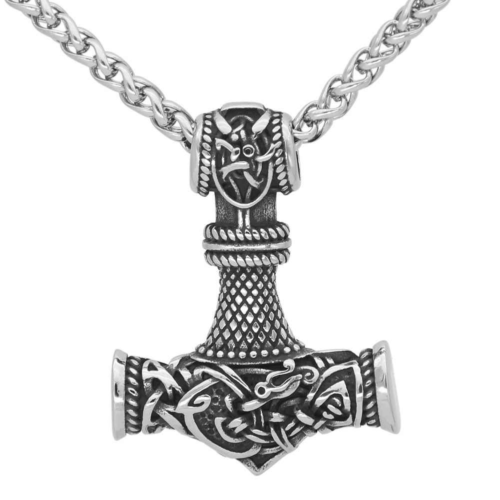 Viking Rune Pendant Necklace for Men.