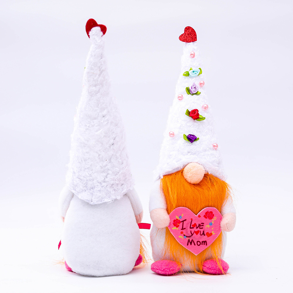 Mother's Day Love Top Hat Faceless Doll