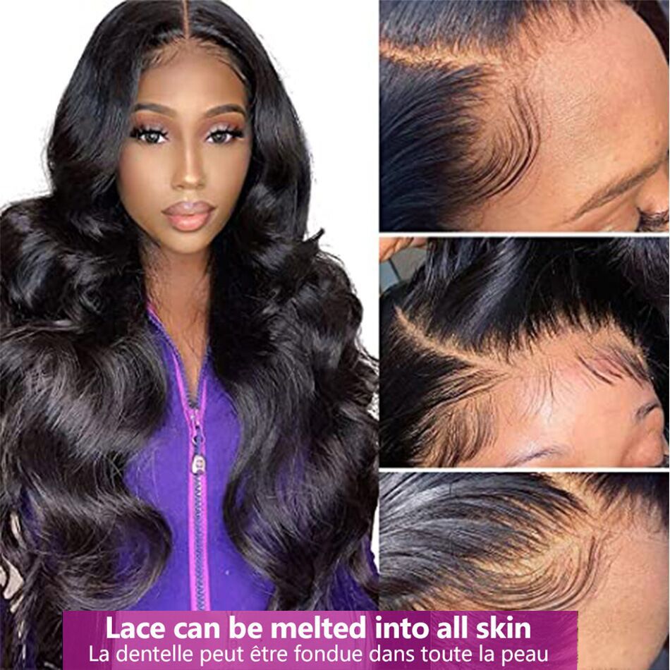 Women's Black Medium Part Long Curly Wig Headgear Black - Shop at LoveMi