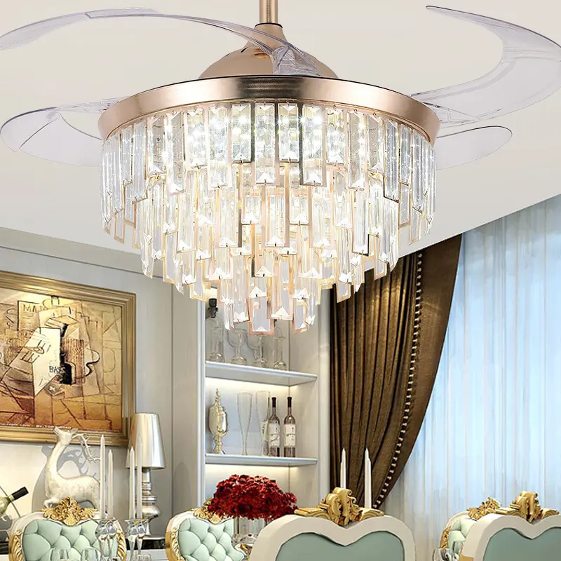 Living Room Invisible Dining ABS Ceiling Fan