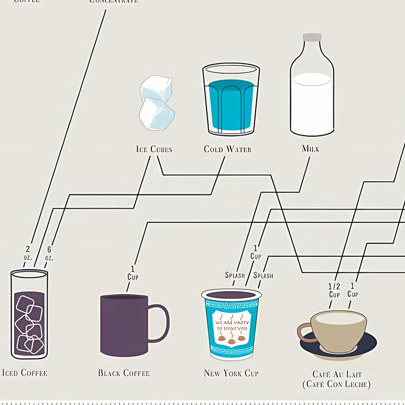 Coffee Making Method Poster Cafe Decoration Painting - Image 3