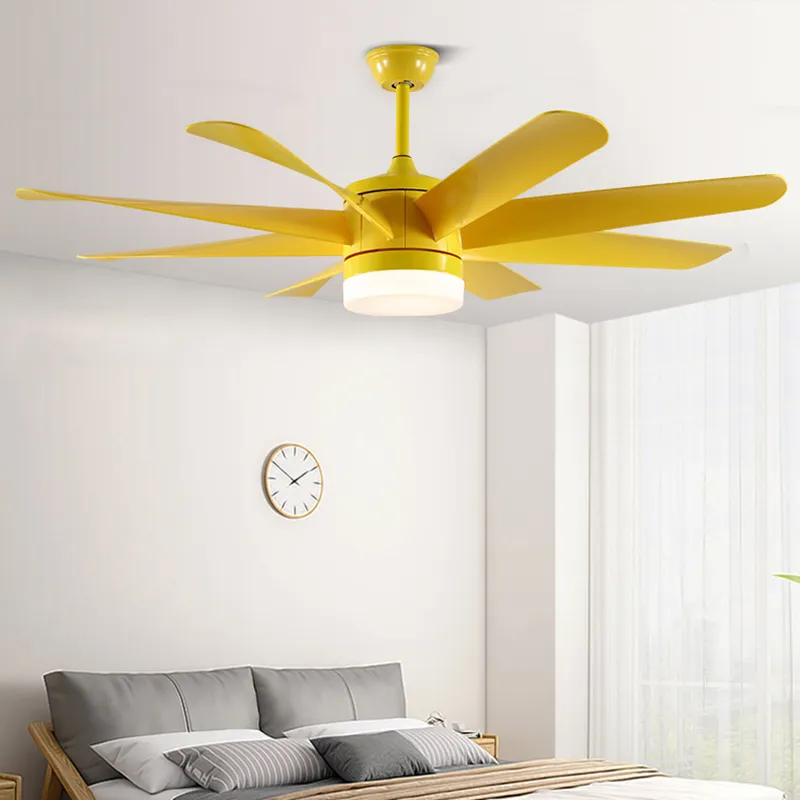 Nordic Fan Lamp Dining Room Bedroom Chandelier