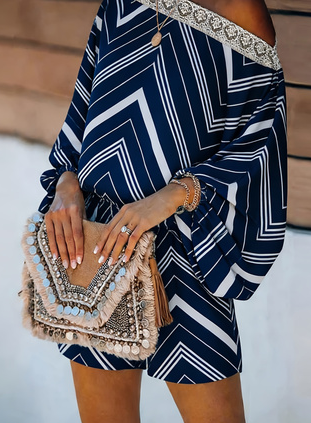 Bohemian Off-the-Shoulder Set