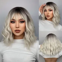 Women's Wig Short Hair Dyeing - View 1