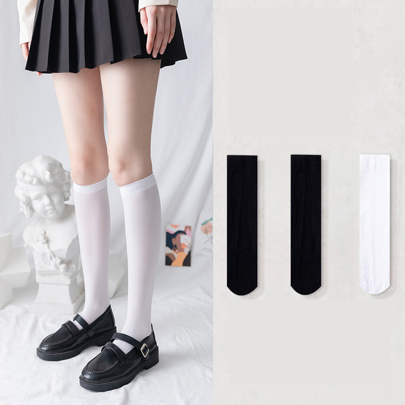 Calf socks2black1white