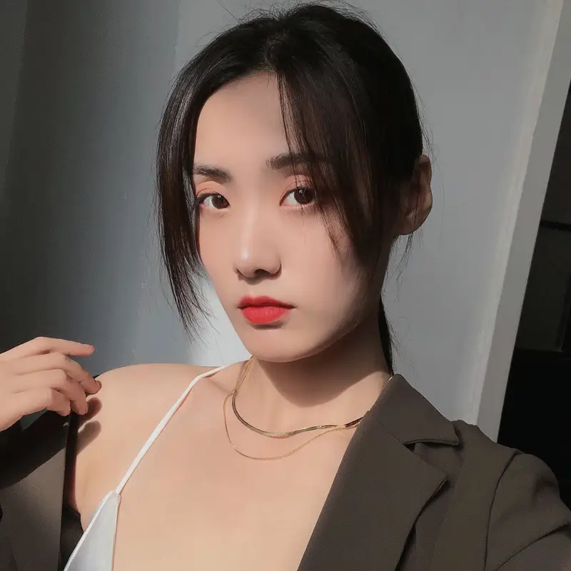 Double Layer Personality  Metal Texture Clavicle Chain