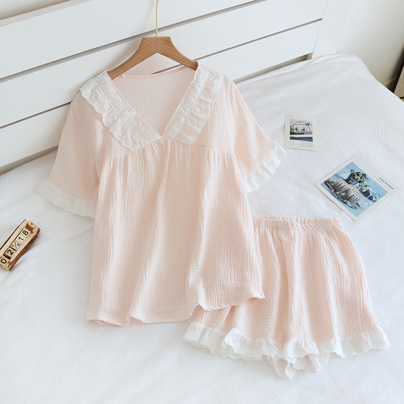 Title 5, Cotton gauze dress with lace, perfect for breez...