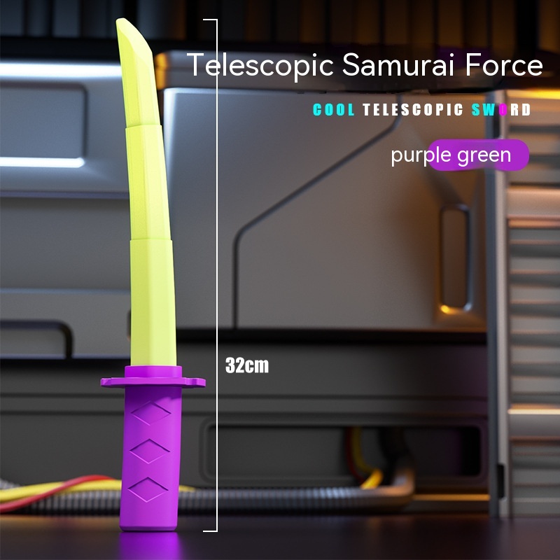 Samurai Little Green Purple