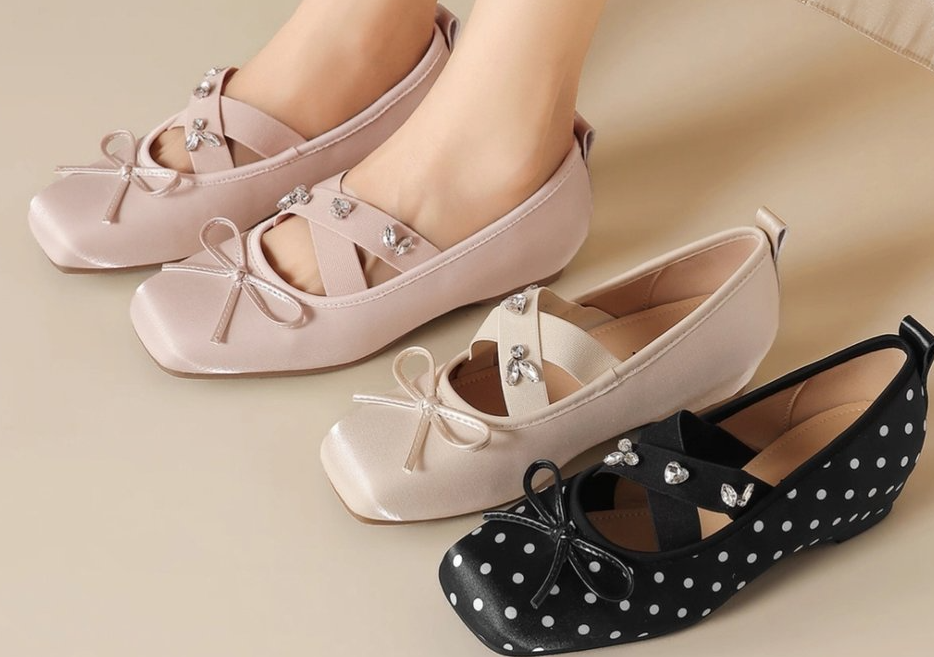 Satin Ballet Flats