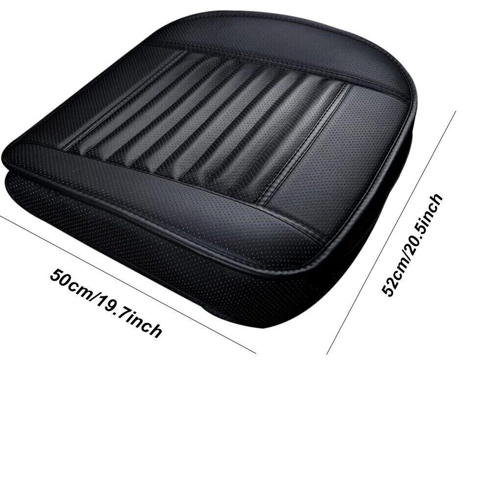 1Pcs 3D Car Front Seat Cover Pad Full Surround PU Leather Chair Cushion Mat 2