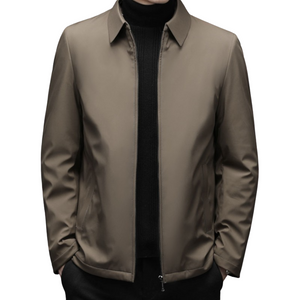 Casual Middle-aged Men's Jacket Winter Thickened Lapel