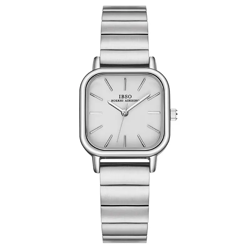 Fashion Fine Steel Small Square Watch Quartz