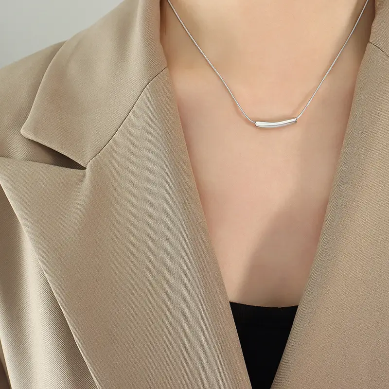 Gold Plated Titanium Steel Necklace