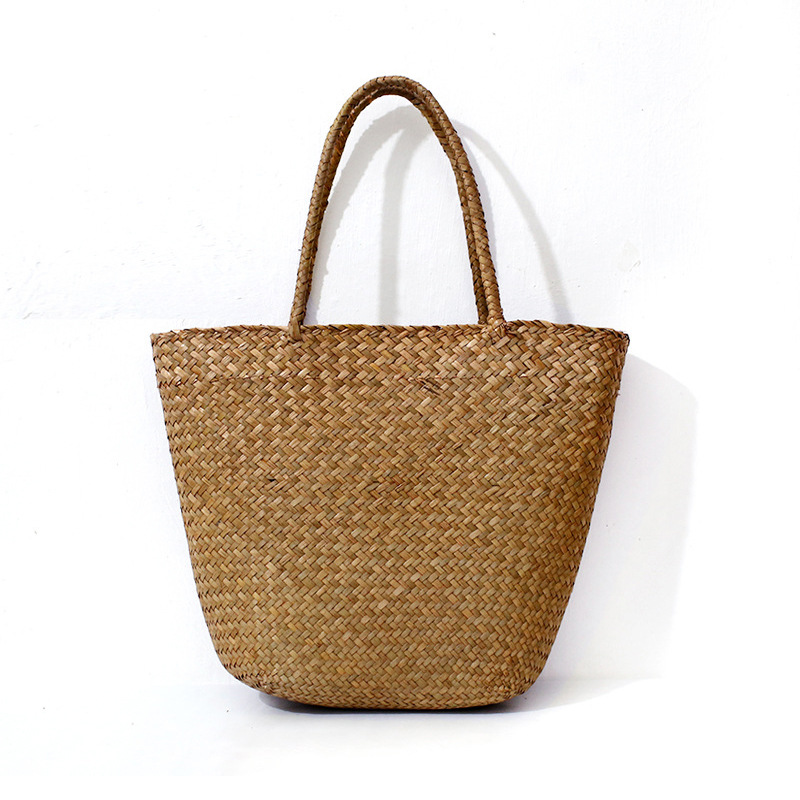 Pastoral Style Handmade Bag Decoration Flower Basket Sea