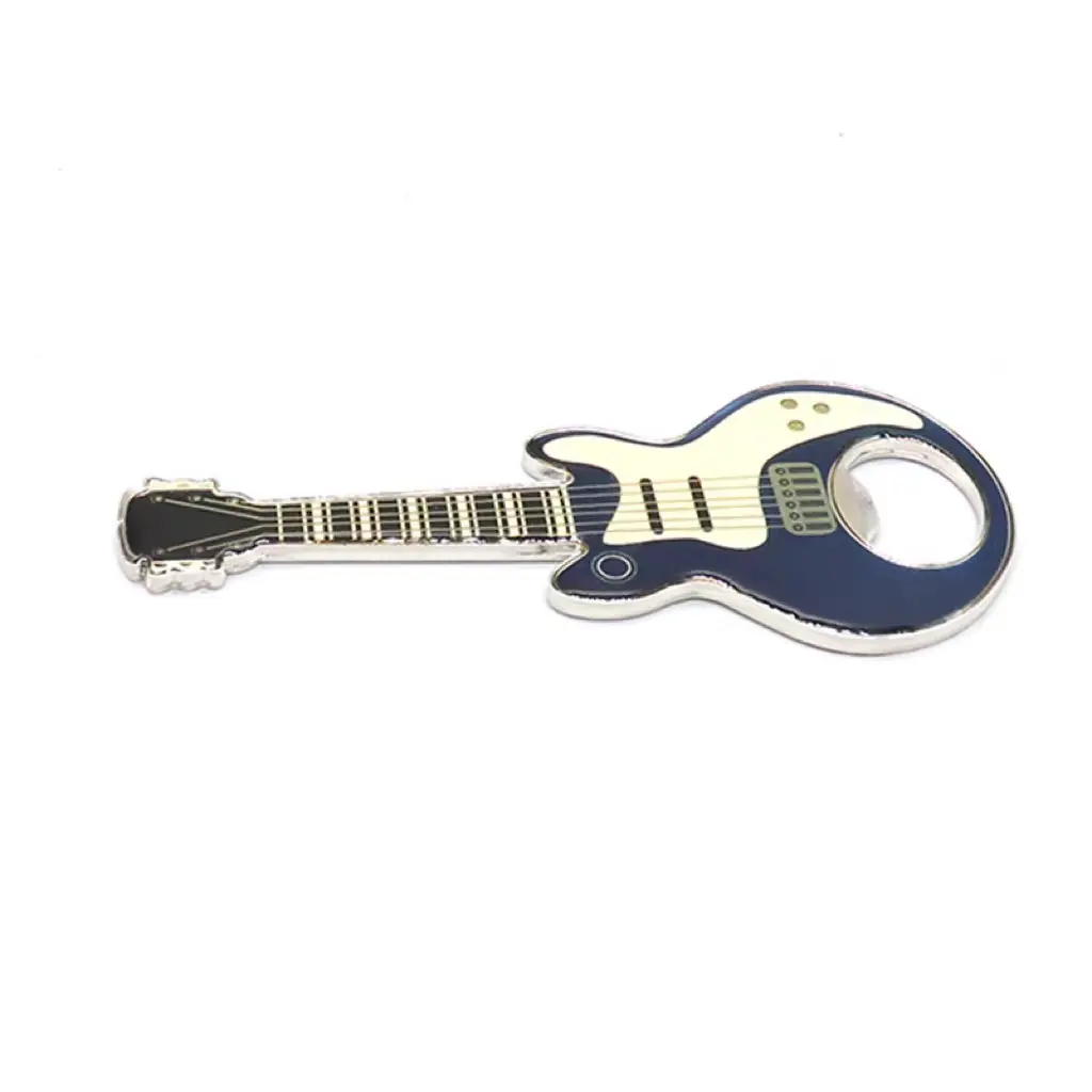 Metal Magnetic Suction Beer Guitar Bottle Opener