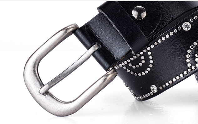 Title 12, Girly pants belt with rhinestone inlaid alloy p...