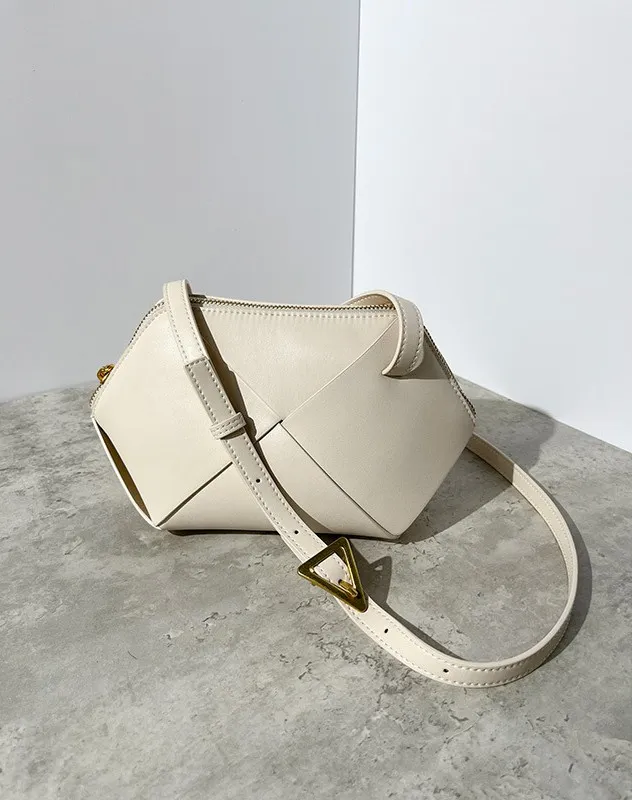 Women's Cross Body Woven Shoulder Bag Beige - Shop at LoveMi