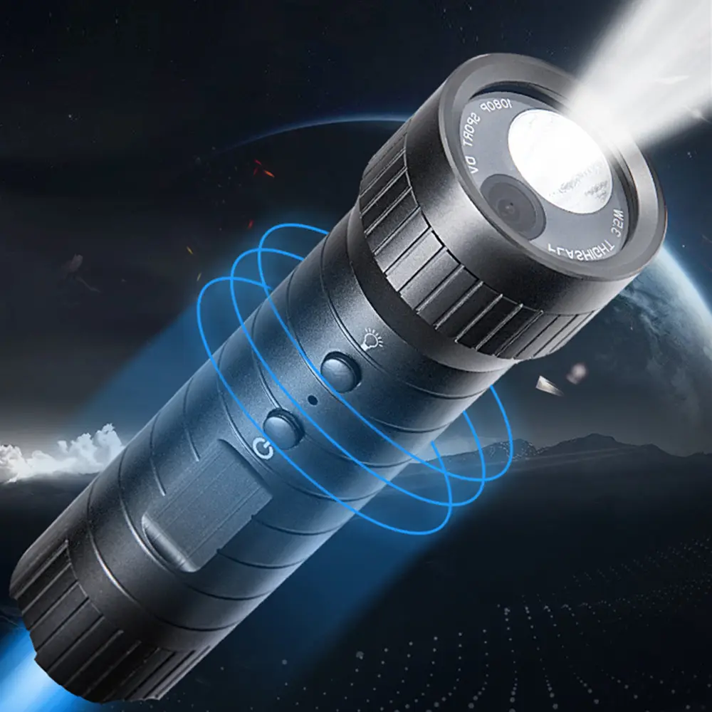 DV3000 Flashlight Multi Function Sports Camera Can