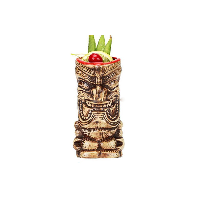 Creative And Simple Hawaiian Cocktail Totem Ceramic Cup