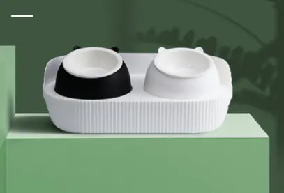 Pet Cat Bowl Ceramic Food Protect Cervical