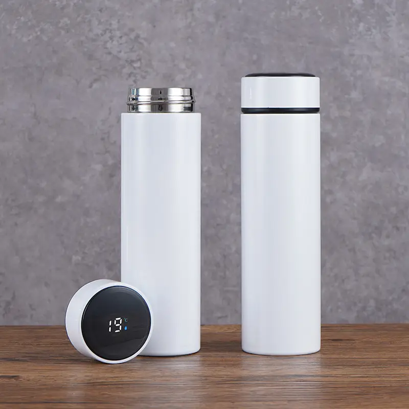 Thermal Insulation Digital Display Double-layer Stainless Steel Cup