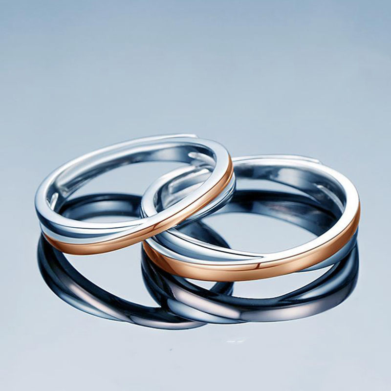 Fashion Pair Ring Niche Design With A Sense Of Luxury