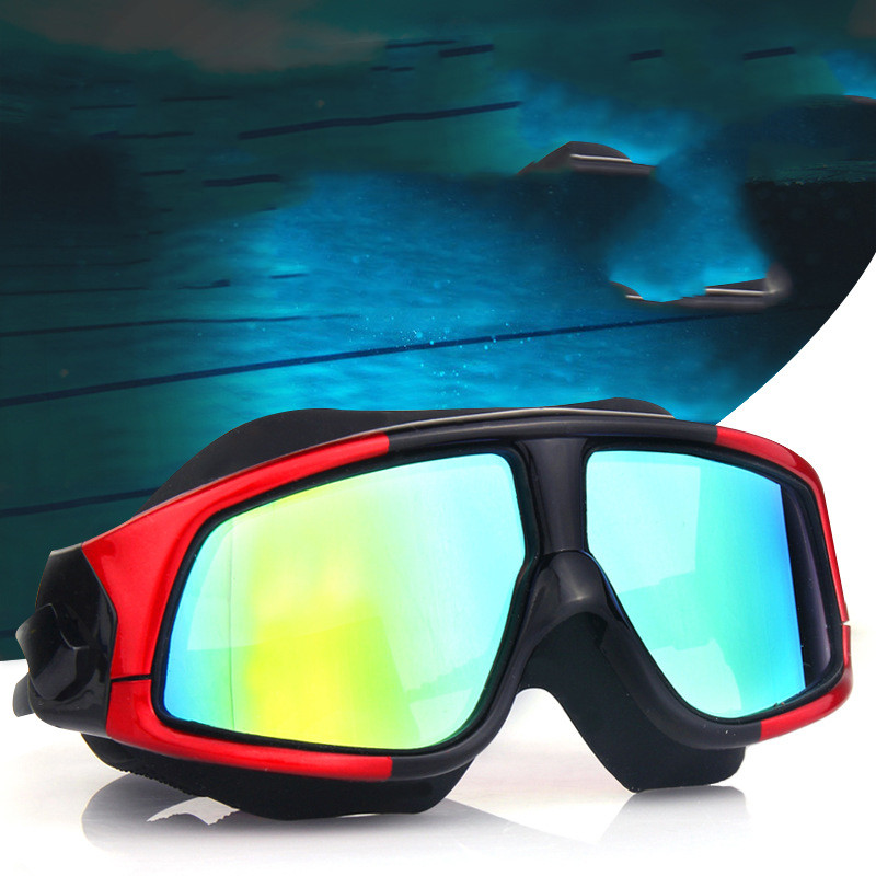 Title 1, Goggles Electroplating Waterproof Big Frame Tra...