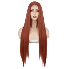 High-temperature Fiber Chemical Fiber Wig Small Lace Headgear - 26 Inches - View 1