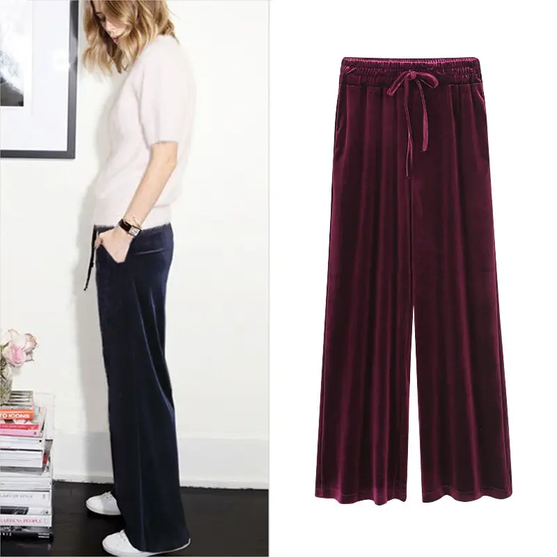 Women's Loose Large Size High Waist Casual Wide-leg Pants