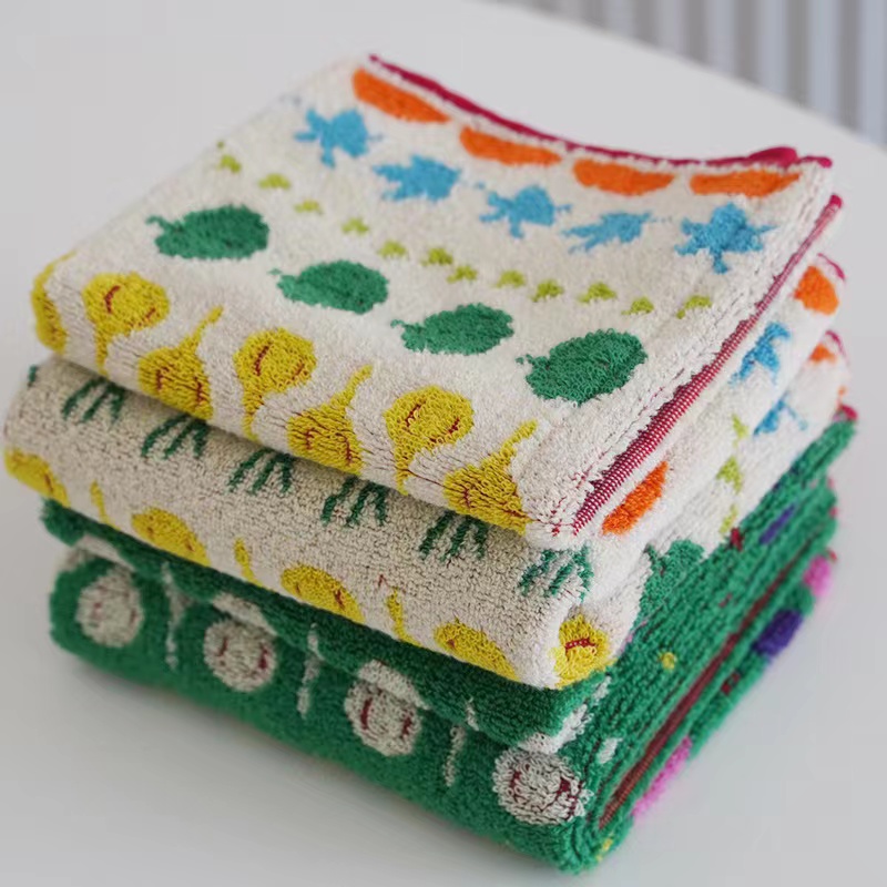 Household Absorbent Cotton Children's Long Pile Square Towel