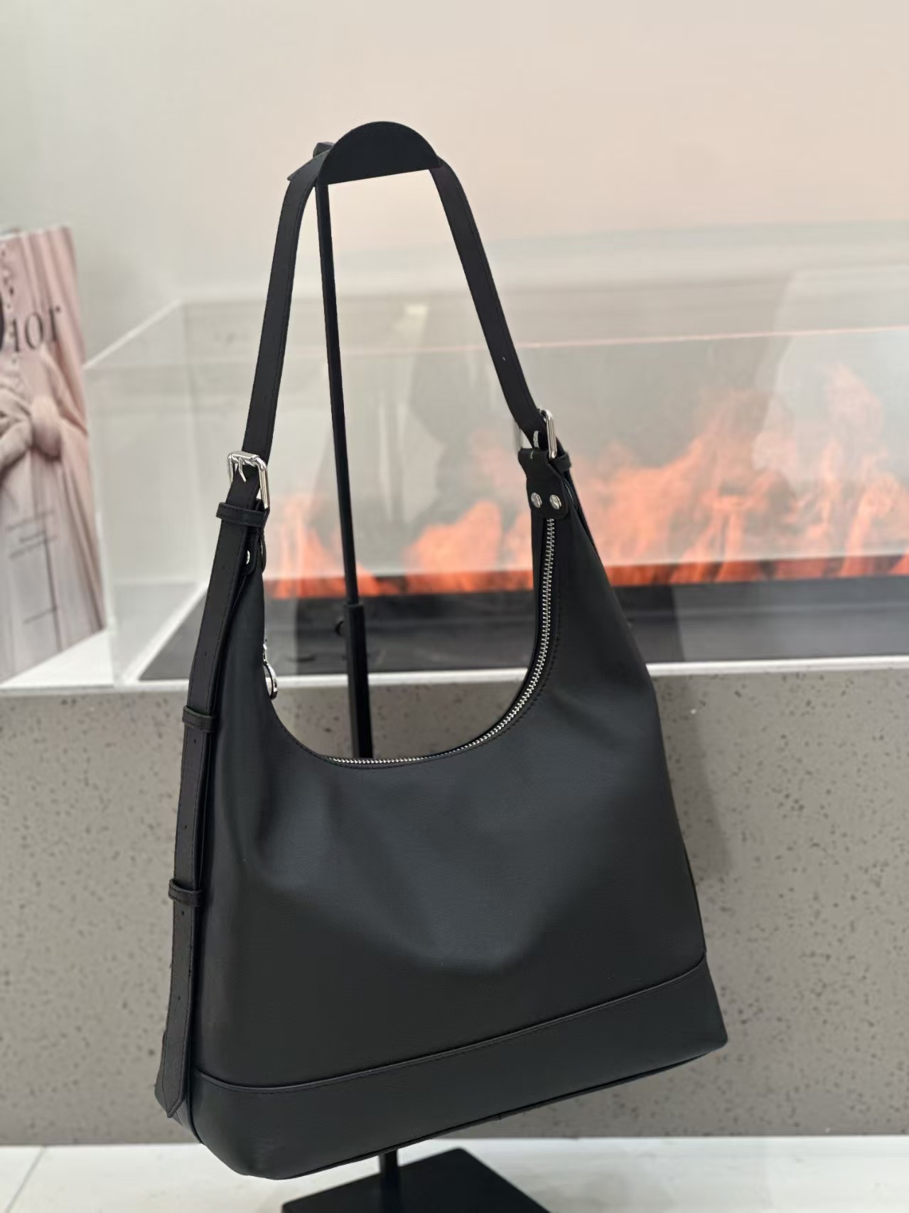 2026 nouveau sac sous les bras en peau de vache de première couche pour femmes – Image 7