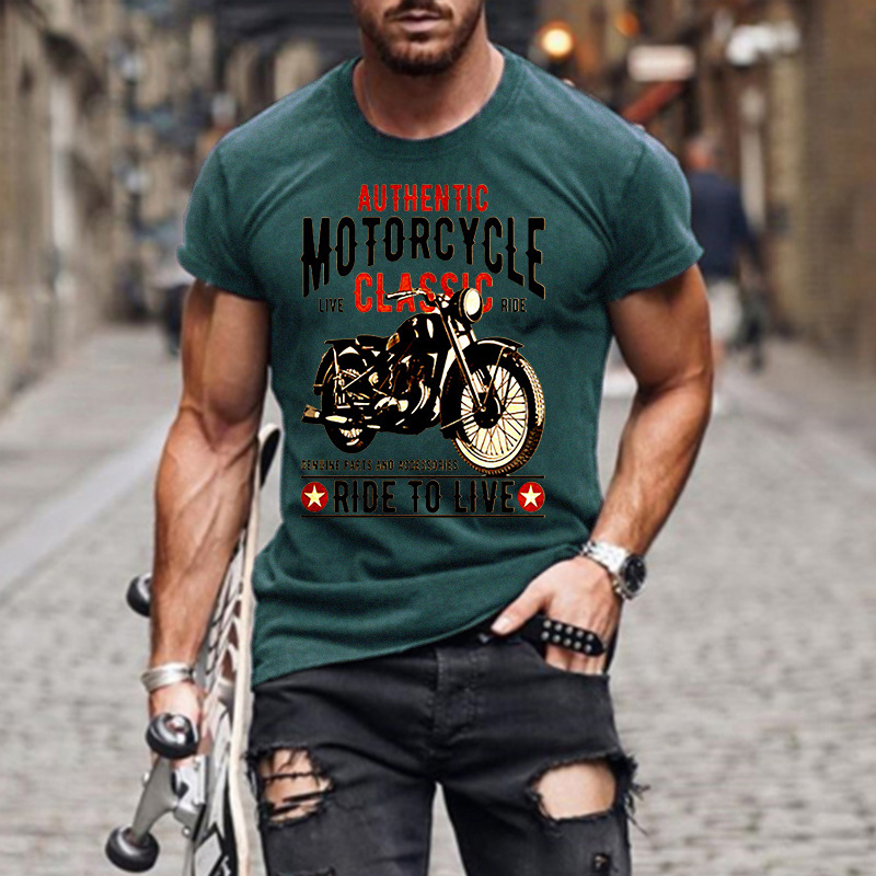 Title 10, Camiseta de hombre con cuello redondo y corte s...