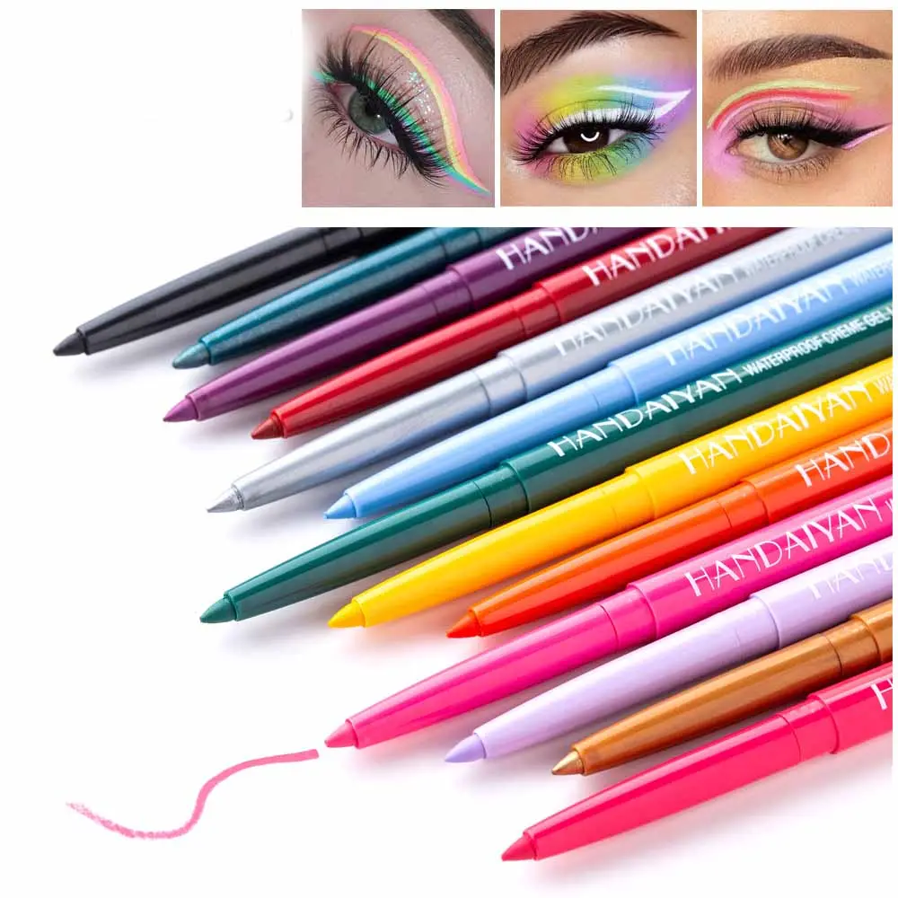 20 Color Cat Eye Makeup Waterproof Neon Colorful Liquid