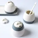 Fourpiece Set Of Upper White